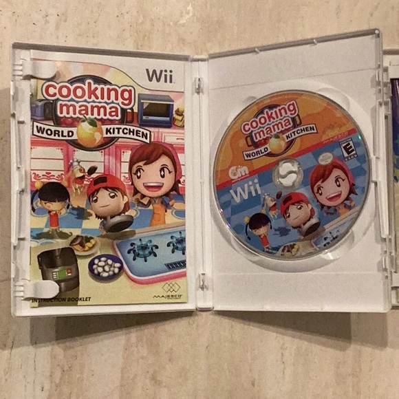 Cooking Mama World Kitchen & Cake Mania Mix Nintendo Wii Game Lot Of 2 Games - Picture 4 of 8